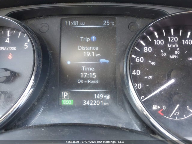 5N1AT2MV3HC755727 Nissan Rogue S/sl Platinum/sv