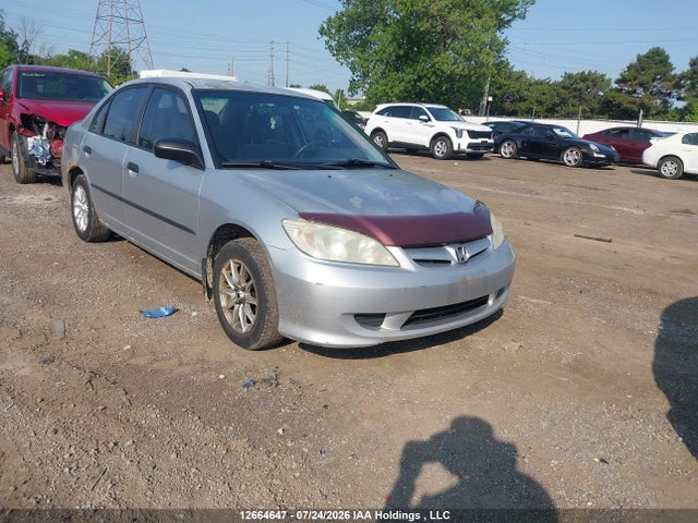 12664647 :رقم المزاد ، 2HGES15395H002889 vin ، 2005 Honda Civic Dx Vp مزاد بيع
