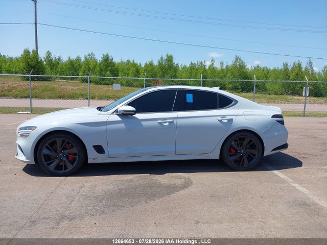 12664653 :رقم المزاد ، KMTG54TEXNU095456 vin ، 2022 Genesis G70 Sport Advanced/sport Prestige مزاد بيع