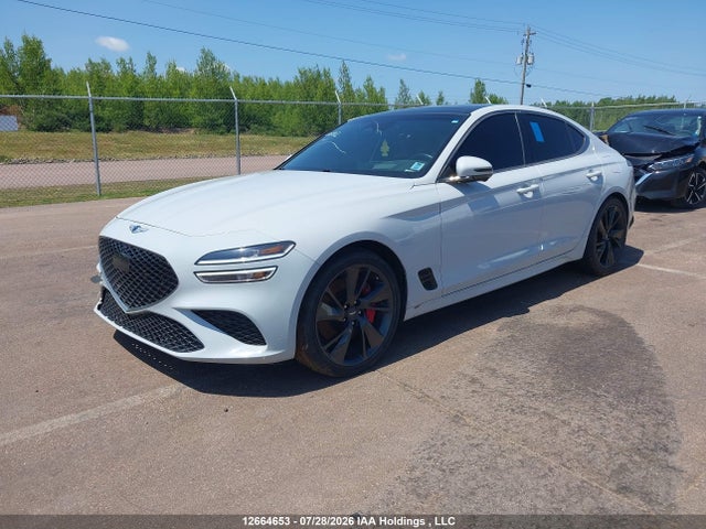 12664653 :رقم المزاد ، KMTG54TEXNU095456 vin ، 2022 Genesis G70 Sport Advanced/sport Prestige مزاد بيع