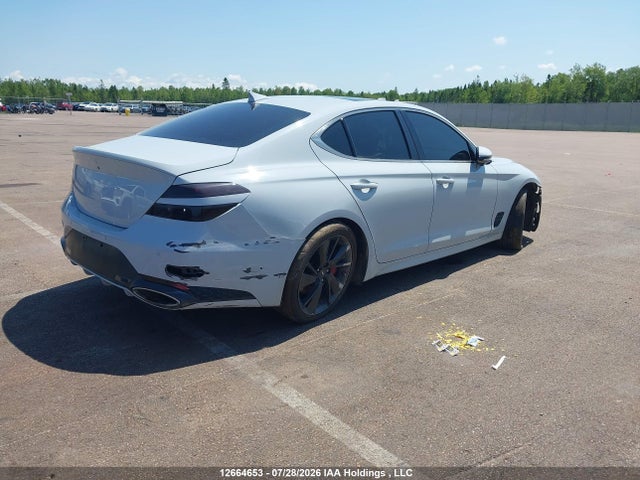 12664653 :رقم المزاد ، KMTG54TEXNU095456 vin ، 2022 Genesis G70 Sport Advanced/sport Prestige مزاد بيع