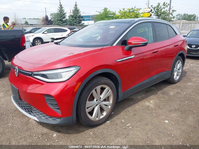 2021 Volkswagen Id.4 Pro S მანქანა იყიდება აუქციონზე, vin: WVGKMPE21MP058773, აუქციონის ნომერი: 12664672