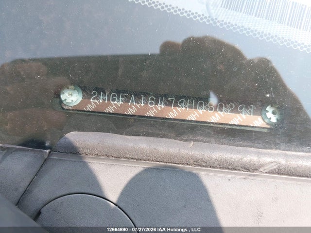 2009 Honda Civic Dx-g მანქანა იყიდება აუქციონზე, vin: 2HGFA16479H030291, აუქციონის ნომერი: 12664690