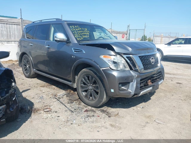 12664718 :رقم المزاد ، JN8AY2NC2H9501088 vin ، 2017 Nissan Armada Sv/sl/platinum مزاد بيع