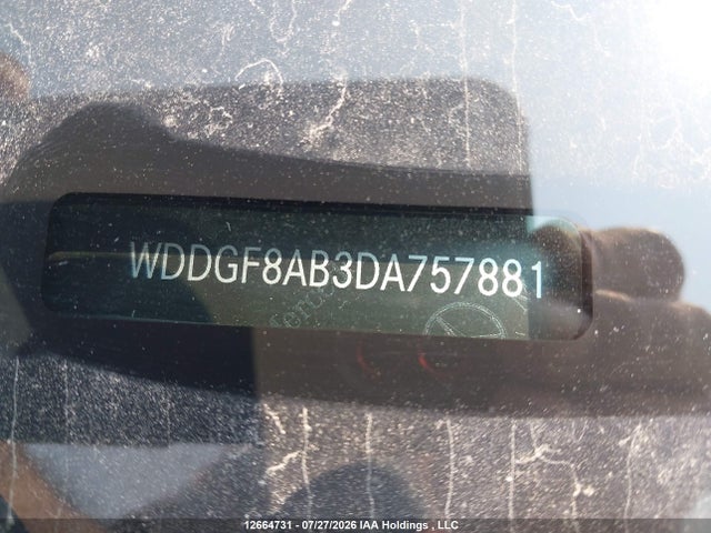 Aukcja sprzedaży 2013 Mercedes-benz C 300 4matic, vin: WDDGF8AB3DA757881, numer aukcji: 12664731