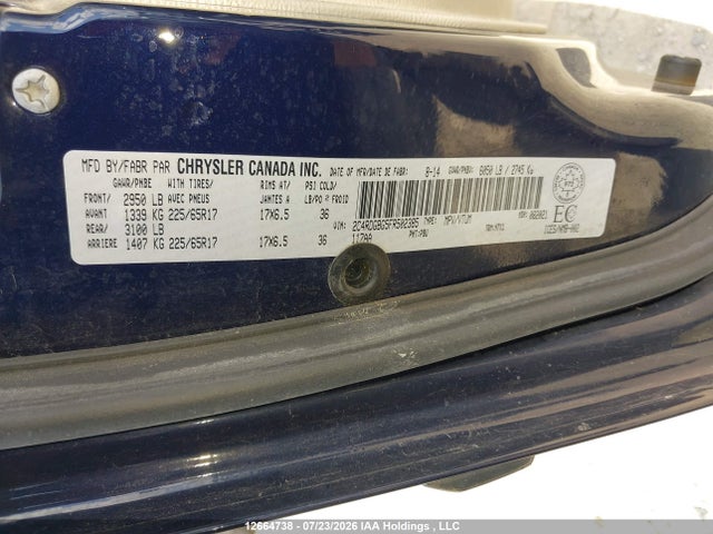Dodge Grand Caravan Se 2015 2C4RDGBG5FR502385 Image 9