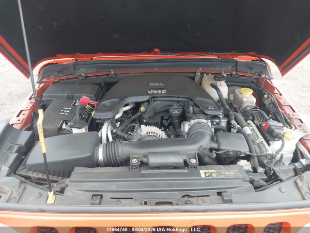 12664740 :رقم المزاد ، 1C4HJXDG7KW667194 vin ، 2019 Jeep Wrangler Unlimited Sport مزاد بيع