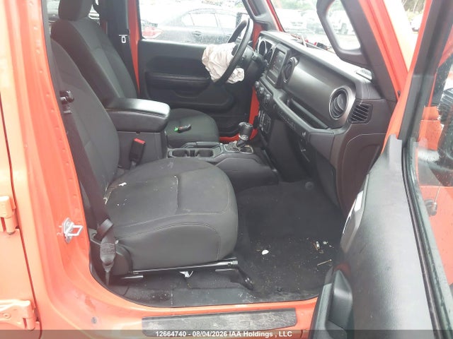 12664740 :رقم المزاد ، 1C4HJXDG7KW667194 vin ، 2019 Jeep Wrangler Unlimited Sport مزاد بيع