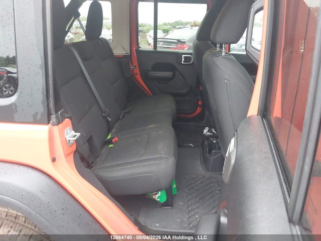 12664740 :رقم المزاد ، 1C4HJXDG7KW667194 vin ، 2019 Jeep Wrangler Unlimited Sport مزاد بيع