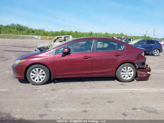 Продаж на аукціоні авто 2012 Honda Civic Lx, vin: 2HGFB2F45CH063221, номер лоту: 12664744