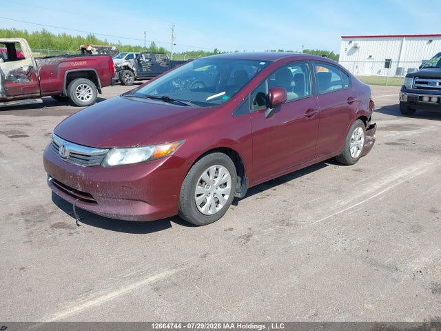 Продаж на аукціоні авто 2012 Honda Civic Lx, vin: 2HGFB2F45CH063221, номер лоту: 12664744