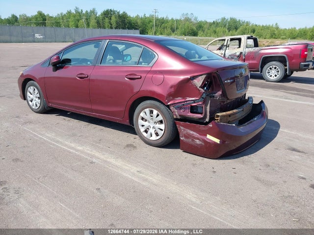 Продаж на аукціоні авто 2012 Honda Civic Lx, vin: 2HGFB2F45CH063221, номер лоту: 12664744