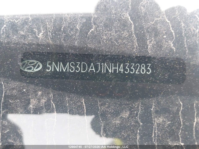 Hyundai Santa Fe Sel 2022 5NMS3DAJ1NH433283 Image 18