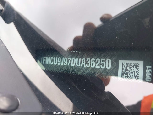 2013 Ford Escape Titanium მანქანა იყიდება აუქციონზე, vin: 1FMCU9J97DUA36250, აუქციონის ნომერი: 12664750