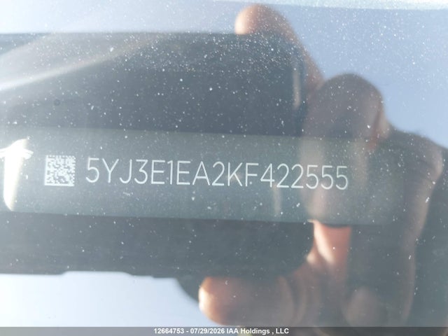Tesla Model 3 Long Range/mid Range/standard Range/standard Range Plus 2019 5YJ3E1EA2KF422555 Image 18