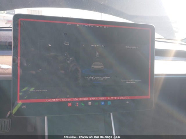 Tesla Model 3 Long Range/mid Range/standard Range/standard Range Plus 2019 5YJ3E1EA2KF422555 Image 7