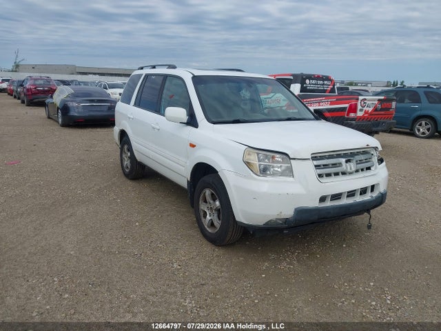 Продажа на аукционе авто 2007 Honda Pilot Ex-l, vin: 2HKYF18557H504063, номер лота: 12664797