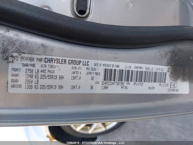 3C4PDCCG4FT587392 Dodge Journey Sxt