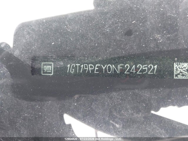 12664820 :رقم المزاد ، 1GT19PEY0NF242521 vin ، 2022 Gmc Sierra K2500 At4 مزاد بيع