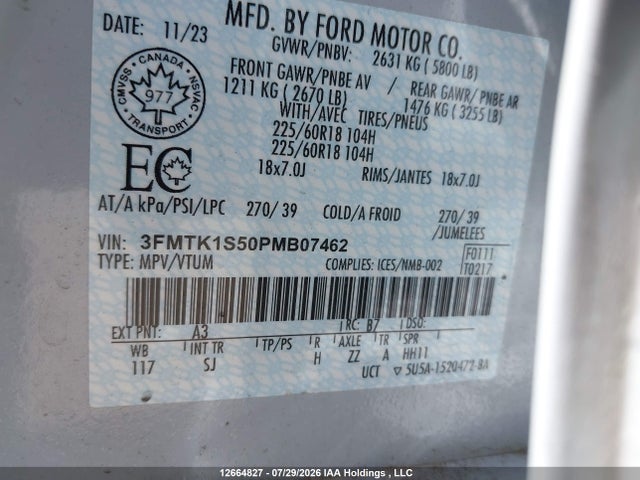 Ford Mustang Mach-e Select 2023 3FMTK1S50PMB07462 Image 9