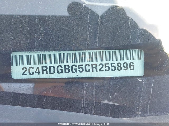 Продажа на аукционе авто 2012 Dodge Grand Caravan Se, vin: 2C4RDGBG5CR255896, номер лота: 12664842