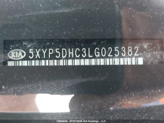 Продажа на аукционе авто 2020 Kia Telluride Sx/sx Limited/sx Limited W/nappa, vin: 5XYP5DHC3LG025382, номер лота: 12664848
