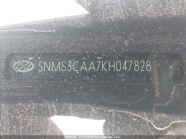 Aukcja sprzedaży 2019 Hyundai Santa Fe Sel/sel Plus, vin: 5NMS3CAA7KH047828, numer aukcji: 12664856