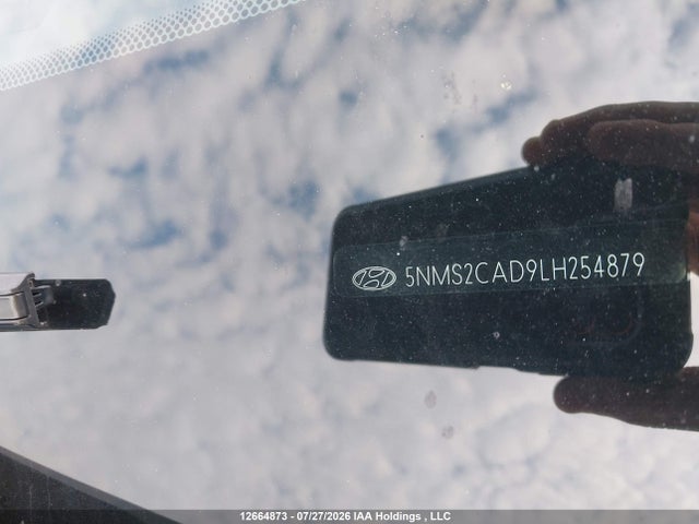 12664873 :رقم المزاد ، 5NMS2CAD9LH254879 vin ، 2020 Hyundai Santa Fe Essential Awd With Smartsense Package مزاد بيع
