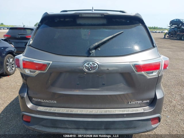 Aukcja sprzedaży 2015 Toyota Highlander Limited/ltd Platinum, vin: 5TDDKRFH1FS101812, numer aukcji: 12664910