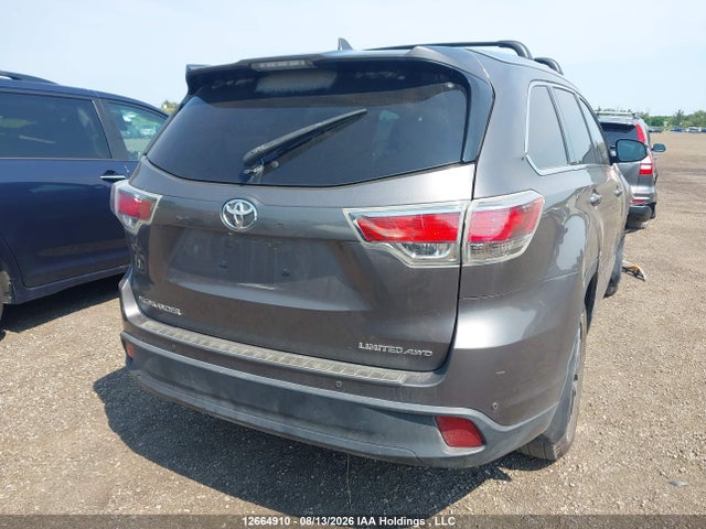 Aukcja sprzedaży 2015 Toyota Highlander Limited/ltd Platinum, vin: 5TDDKRFH1FS101812, numer aukcji: 12664910