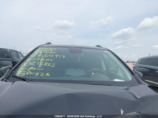 12664917 :رقم المزاد ، 3GNCJPSB6GL215825 vin ، 2016 Chevrolet Trax 1lt مزاد بيع