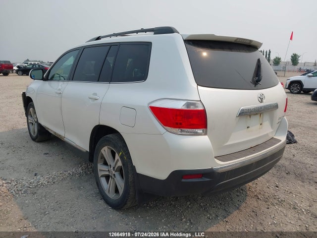 12664918 :رقم المزاد ، 5TDBK3EH8CS148126 vin ، 2012 Toyota Highlander V6 مزاد بيع