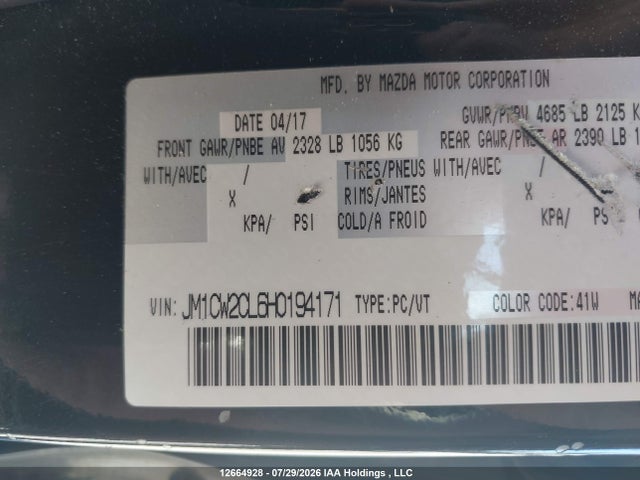 Mazda Mazda5 Gs 2017 JM1CW2CL6H0194171 Image 18