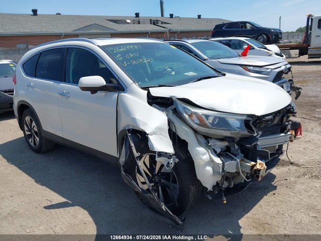 12664934 :رقم المزاد ، 5J6RM4H97FL807221 vin ، 2015 Honda Cr-v Touring مزاد بيع