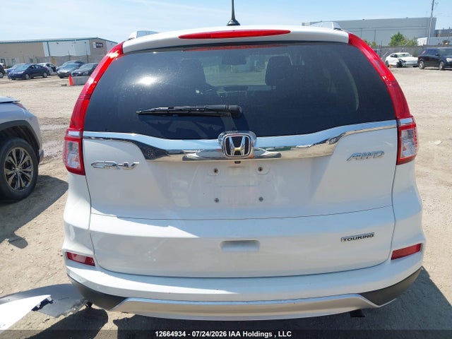 12664934 :رقم المزاد ، 5J6RM4H97FL807221 vin ، 2015 Honda Cr-v Touring مزاد بيع