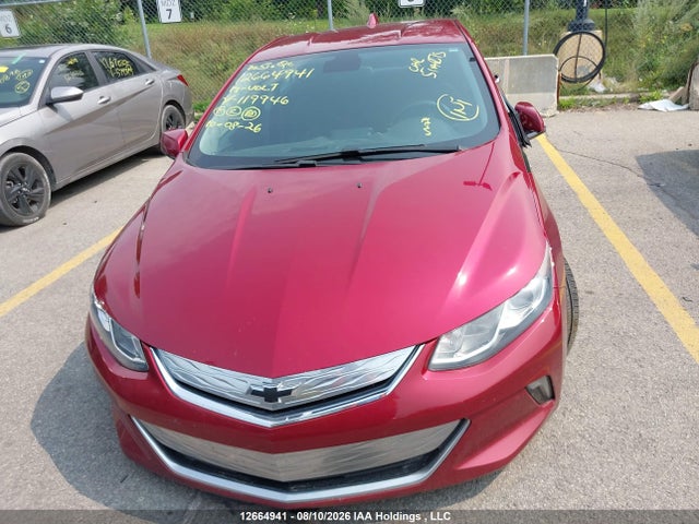 2019 Chevrolet Volt Lt მანქანა იყიდება აუქციონზე, vin: 1G1RA6S50KU119946, აუქციონის ნომერი: 12664941