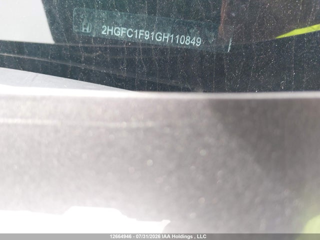 Honda Civic Touring 2016 2HGFC1F91GH110849 Image 18