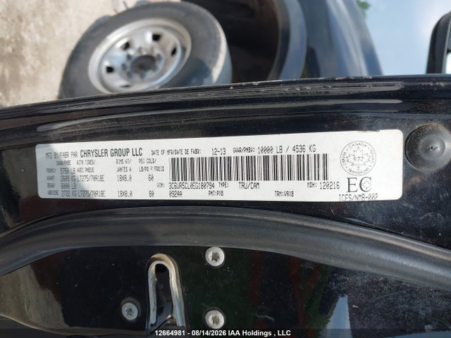 Продажа на аукционе авто 2014 Ram 2500 St, vin: 3C6UR5CL0EG180794, номер лота: 12664981