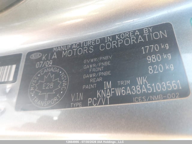 Aukcja sprzedaży 2010 Kia Forte Koup, vin: KNAFW6A38A5103561, numer aukcji: 12664986