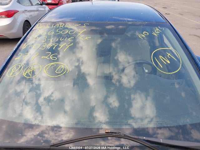 12665004 :رقم المزاد ، 2HGFB2F40DH039944 vin ، 2013 Honda Civic Lx مزاد بيع