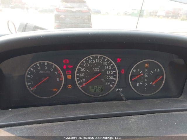 Aukcja sprzedaży 2006 Nissan X-trail Xe/se, vin: JN8BT08V86W214230, numer aukcji: 12665011