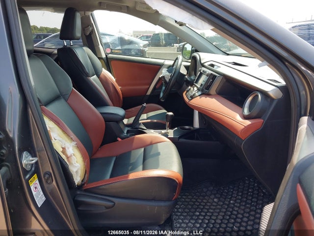 12665035 :رقم المزاد ، 2T3DFREV6FW390437 vin ، 2015 Toyota Rav4 Limited مزاد بيع