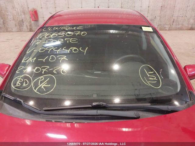 12665070 :رقم المزاد ، 3KPFK4A75HE094404 vin ، 2017 Kia Forte Ex/ex Luxury/ex+/lx/lx+ مزاد بيع