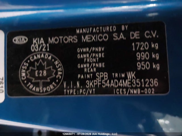 KIA Forte 2021 3KPF54AD4ME351236 Image 19