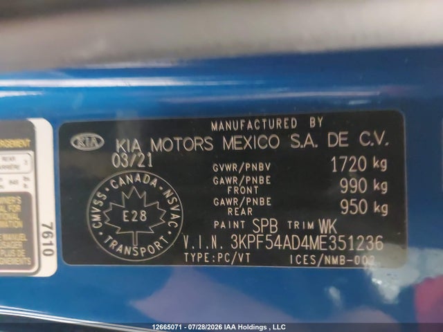 KIA Forte 2021 3KPF54AD4ME351236 Image 9