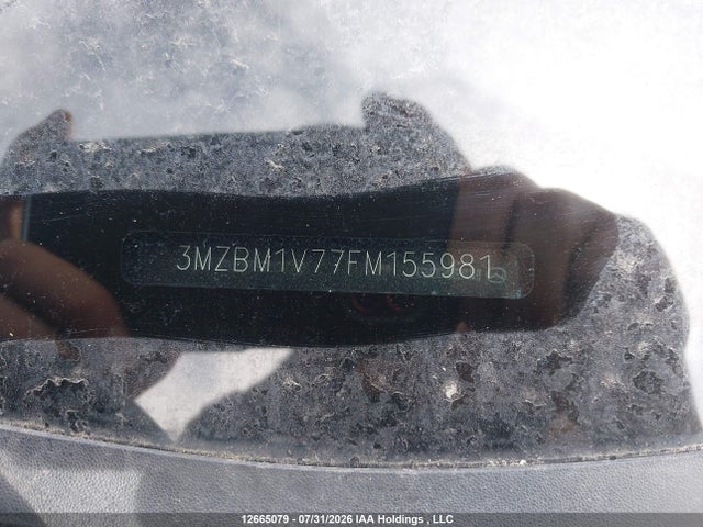 Aukcja sprzedaży 2015 Mazda Mazda3 Gs, vin: 3MZBM1V77FM155981, numer aukcji: 12665079