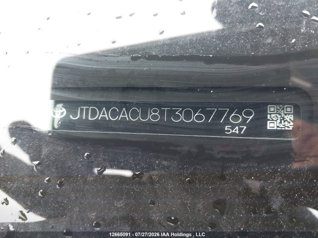 12665091 :رقم المزاد ، JTDACACU8T3067769 vin ، 2026 Toyota Prius Plug-in Hybrid Se مزاد بيع