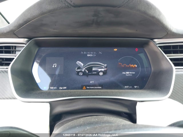 Tesla Model X 60d/70d/75d/90d/p100d 2016 5YJXCBE26GF013777 Image 7