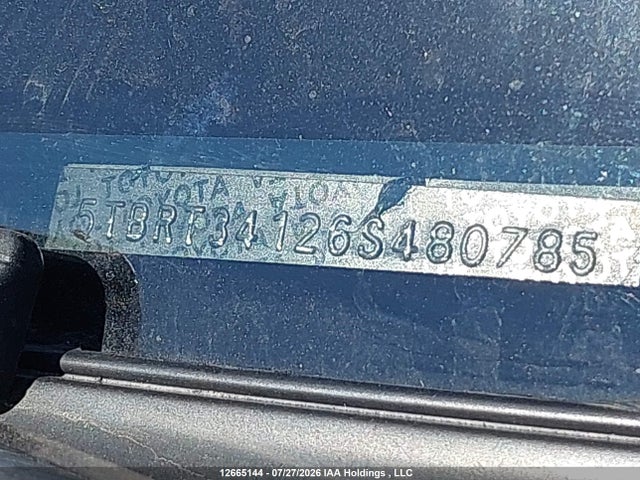 Продаж на аукціоні авто 2006 Toyota Tundra Access Cab Sr5, vin: 5TBRT34126S480785, номер лоту: 12665144