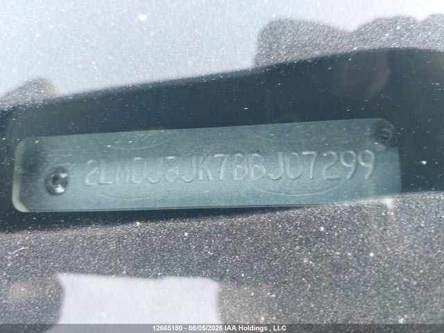 12665180 :رقم المزاد ، 2LMDJ8JK7BBJ07299 vin ، 2011 Lincoln Mkx مزاد بيع